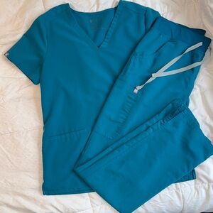 Teal Scrub Set